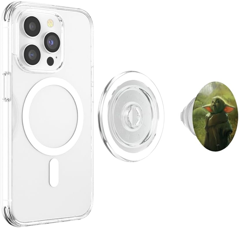Star Wars The Mandalorian The Child Grogu in the Forest Art PopSockets PopGrip for MagSafe