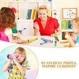 HENGBIRD Kalejdoskopów dla dzieci, klasyczny, vintage, retro zabawka edukacyjna dla chłopców i dziewczynek, na urodziny dziecka, Nowy Rok, Boże Narodzenie, 12 szt. (przypadkowe kolory)