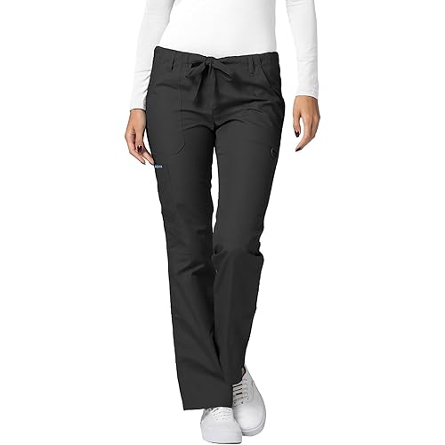 Adar Universal Scrubs for Women - Drawstring Straight Leg Scrub Pants