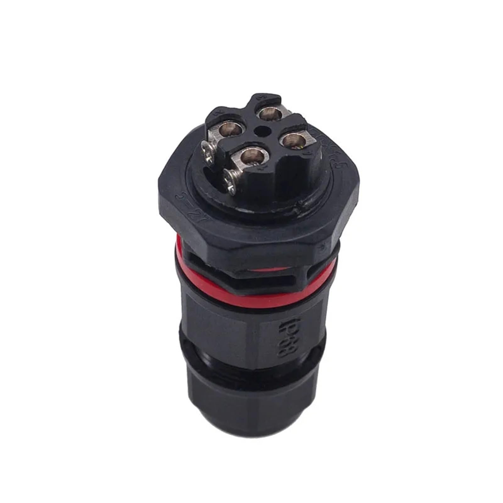 Conector IP68 de 4 pines para evitar filtraciones de agua en paneles de 30A 8