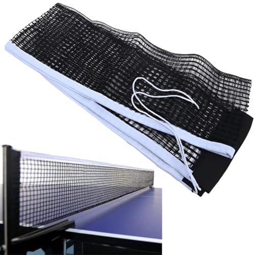 AEIOPRS 1 Pcs Red de Reemplazo de Tenis de Mesa Portátil Duradera y Apta para Mesa de Ping Pong Escritorio de Oficina o Mesa de Comedor 180 * 15 cm