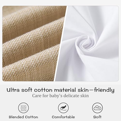 Volunboy Baby Jungen Anzug, Sommer Anzugweste Hemd mit Fliege + Shorts für Festlich Hochzeit Bekleidung Set 4tlgs(2-3 Jahre,Helles Khaki,Größe 100)