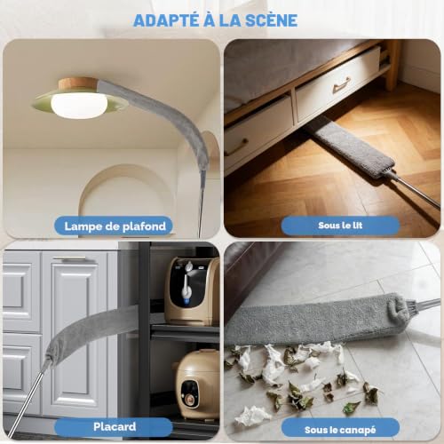 Alitree Plumeau Telescopique,Plumeau Microfibre Telescopique – vue 7