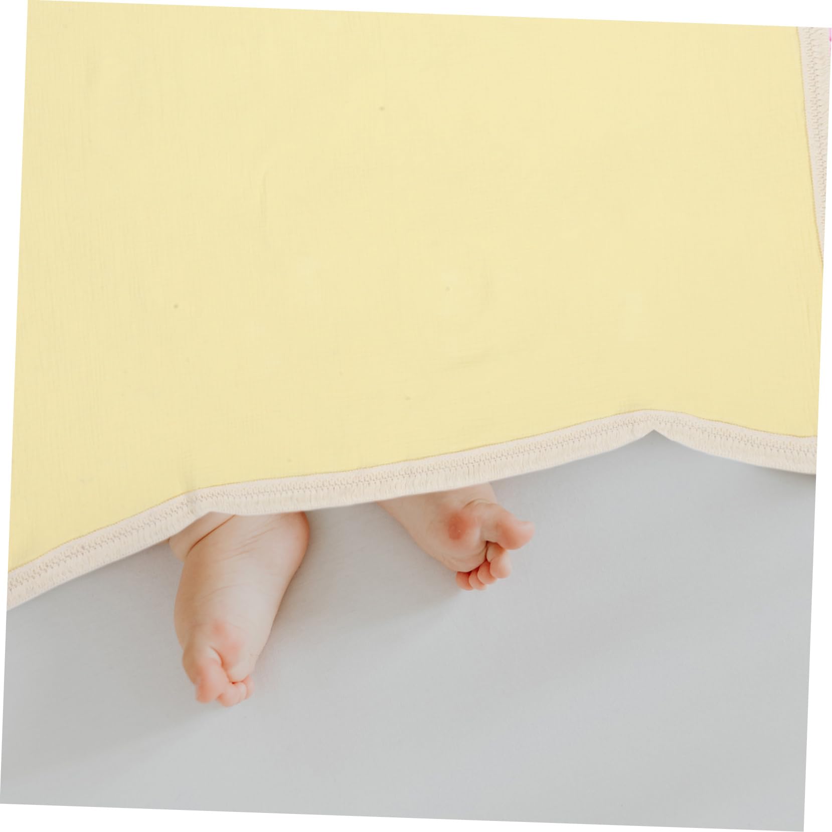 HANABASS 2 Piezas de Algodón para Bebés Recién Nacidos Doble y Transpirable Toalla de Baño Infantil para Envolver y Acurrucar Color para Dormir y Abrazar