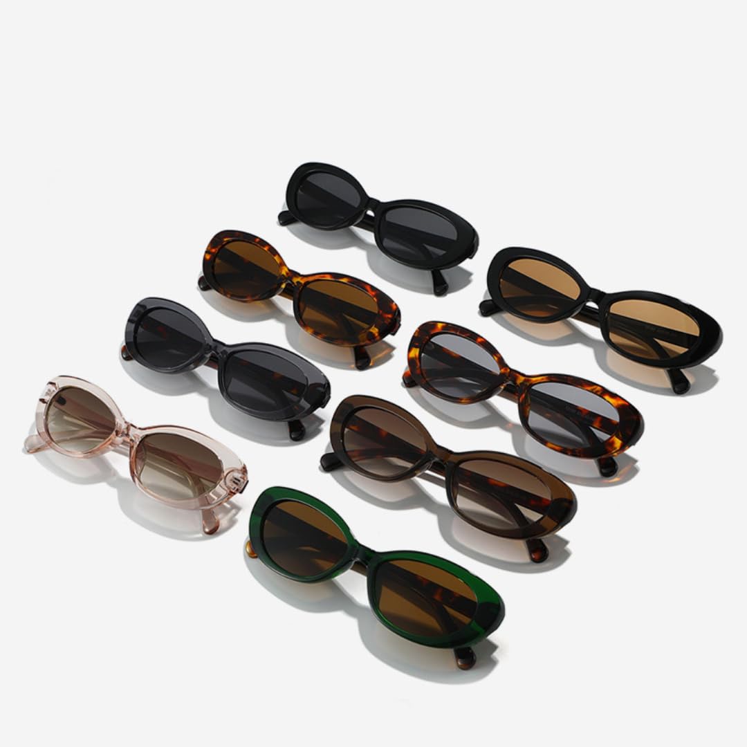Gafas de sol de metal para mujer, gafas de sol de moda UV 400, lentes azules transparentes, para mujer, para exteriores, punk, para hombre
