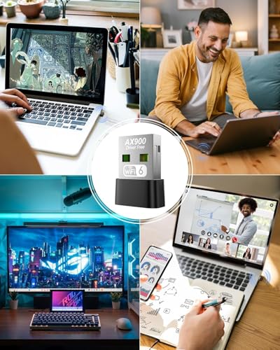 Wifi Dongle, Dual Band 2.4GHz & 5GHz Mini Wireless Network USB Wifi Adapter for PC Desktop Laptop, Plug & Play, Support Windows 11/10/8/7/Vista/XP. - Image 6