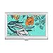 Modern Art Lily Camellia Drawing Business Card Holder Case Pocket Box Wallet