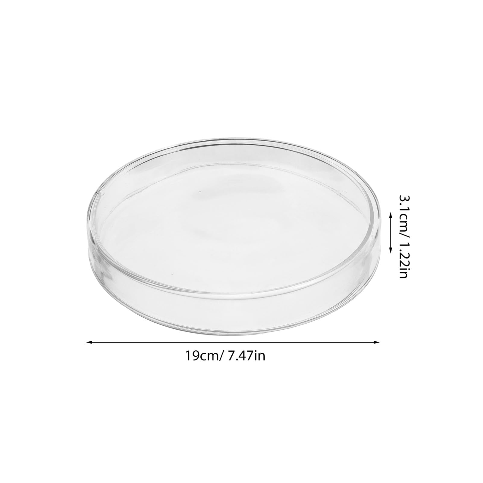 Platos Petri de Vidrio Borosilicato Esterilizados y Autoclavables Resistente Altas Temperaturas para Celular y Biológicos