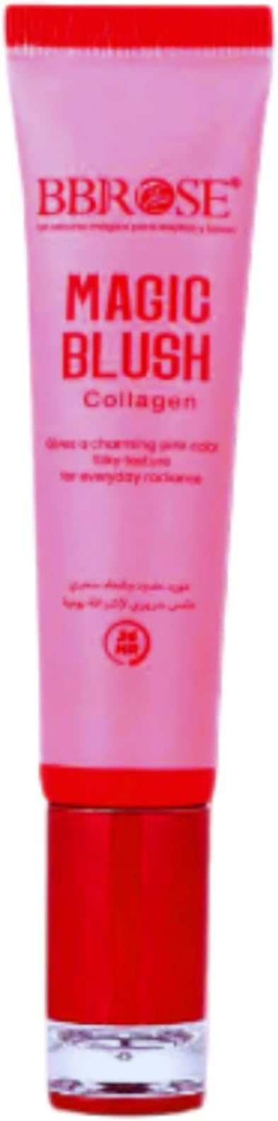 Magic Blush Collagen 30ml – Anti-Aging Liquid Blush with Collagen for Cheeks & Lips, Hydrating & Buildable Coverage, Long-Lasting Vegan Makeup for Natural Radiant Glow
