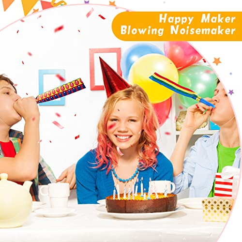 Outus 500 Pack Party Blowers Noisemakers Funny Party Horns Blowouts Colorful Party Blowers For Kids Musical Noise Makers Party Birthday Blowers Whistles For Birthday Party Sporting Events New Years #TOP3