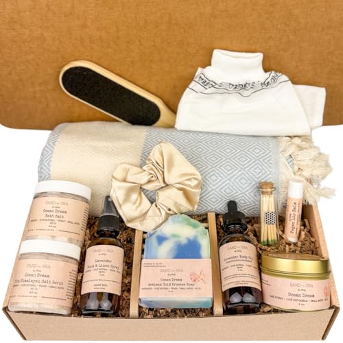 Ocean Dream Spa Gift Basket for Women, 13-Piece