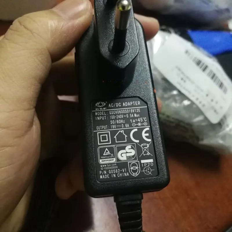 for 19V/0.6A EU Plug Vacuum Cleaner Power Adaptor for AMIBOT Animal Premium Connect X782 Robot Vacuum Cleaner Parts Accessories