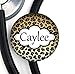 Stethoscope Tag - Cheetah Leopard - Personalized Name - Steth ID Tag