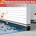 Garage Door Seals Bottom Rubber - Jobon 16.5 Ft Heavy-Duty Garage Door Weather Stripping Bottom Seal with Pre-drilled Aluminum Track Retainer Kit, Easy Installation for Home & Commercial