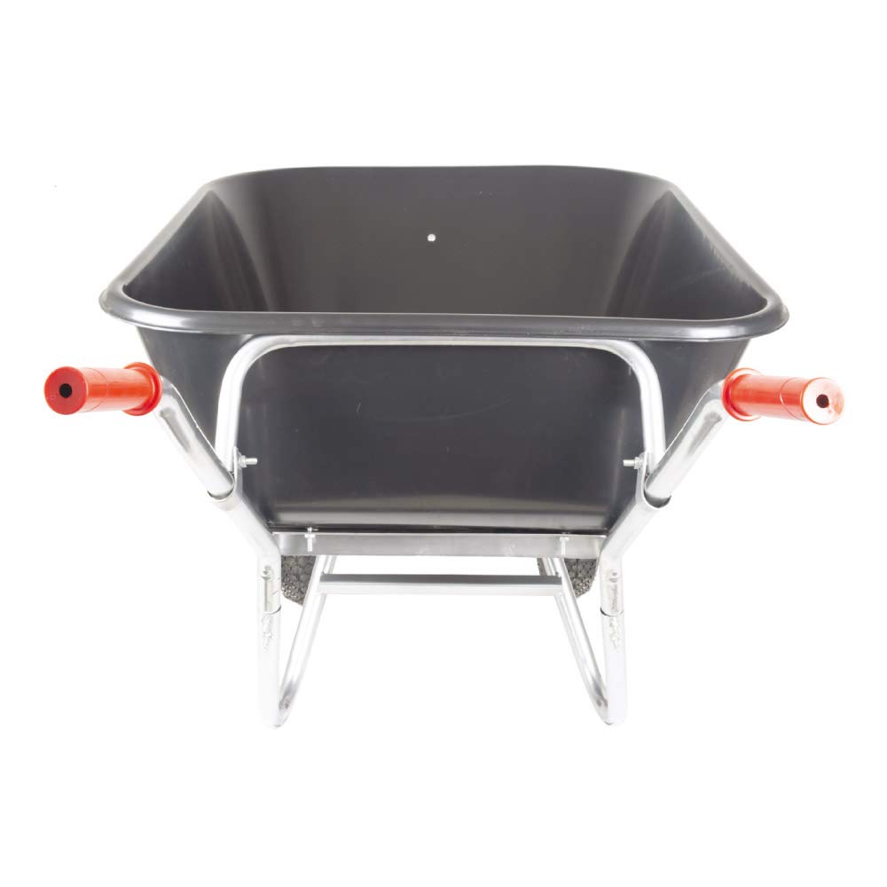 BPA 2-Rad Schubkarre groß 240L – Großmuldenkarre mit PP-Mulde | Agrarkarre Silokarre für Stall, Hof & Garten | verzinkter Rahmen & Luftbereifung