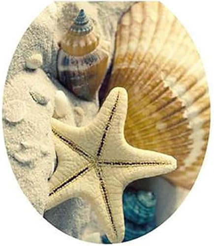 Removable Toilet seat Sticker Ocean Forest Sky Fish Vinyl Sticker Bathroom Decor A Durable and Practical Bathroom Accessory