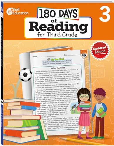 180 Days™: Reading for 3rd Grade 2nd Edition Practice Workbook for Classroom and Home, Cool and Fun Practice Created by Teachers (180 Days of Practice)