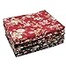 iNee Vintage Floral Precut Fat Quarters Fabric Bundles, Quilting Sewing Cotton Fabric, 18 x 22 inches,(Vintage Floral)