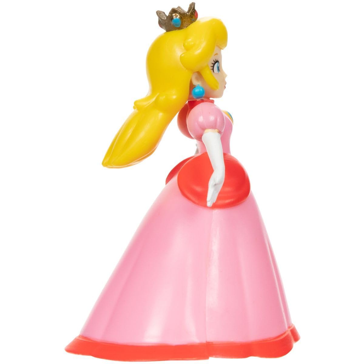 Mondo di Nintendo - Super Mario Bros - Figura articolabile 6,3 cm - Principessa Peach