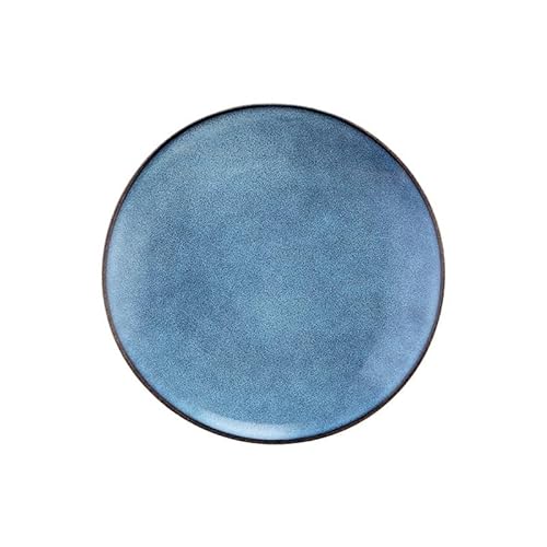 �{�E�� 8inch Ceramic Shallow Plate Japanese Restaurant Bone Snack Dish Creative Simple Dessert Hotel Table Porcelain �Z�b�g(A-8-INCH)