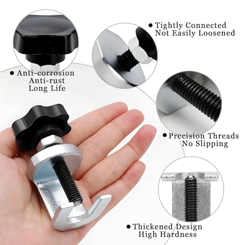 Miniatura 4 de Vbgurr Herramienta De Eliminación De Parabrisas Juego De Extracción De Brazo De Limpiaparabrisas De Acero Extractor De Brazo De Limpiaparabrisas De Servicio Pesado Extractor Universal Juego De