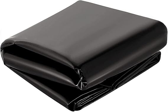 Image Garden Pond Liner LLDPE 6.5 x 13FT Flexible Pond Skins for Waterfall Pond Fish Ponds Black PVC Fish Pond Liners 6.5 x 9.8FT Duck Large Water Garden Pond Tarp Liner Fabric Liner 13 x 9.8FT ( Size : 7x1