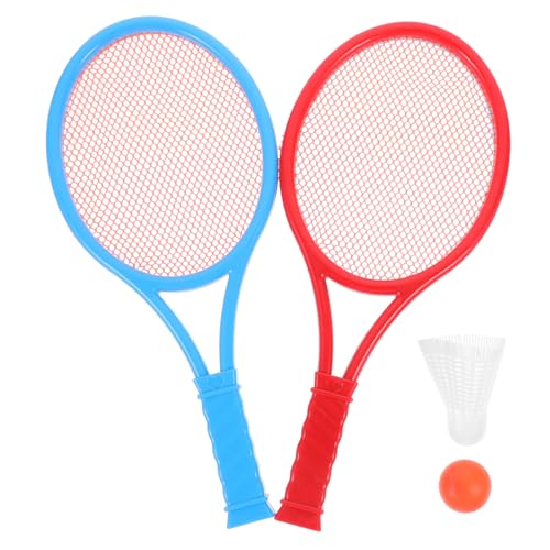 UKCOCO Juego de Raquetas de Tenis para NiñOs: Rraquetas Badminton Set Completo Raqueta Tenis niño 2pcs Badminton & Bádminton for Kids Outdoor Indoor Sport