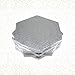 Produktbild 5 x Cake Drum 35 cm sechseckig SILBER (13 mm) - Cakeboard CULPITT