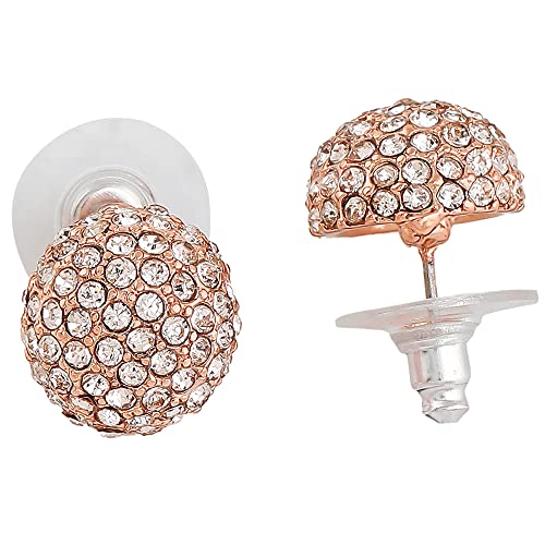 CZ Shimmering Studs Earrings