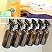 Cornucopia Brands 16oz Amber Glass Spray Bottles (6-Pack), Boston Round Bottles W/Heavy Duty Mist and Stream Sprayers