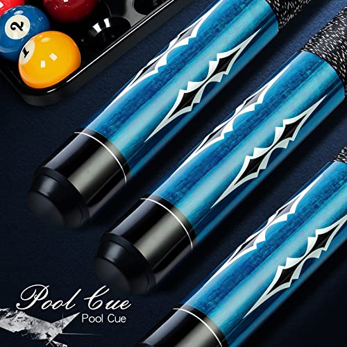Teekerwan 58 Inch 19Oz/20Oz Maple Billiard Stick Pool Cue Set 13Mm Tip, Hardwood Canadian Maple Professional Billiard Pool Cue Stick (20Oz) #TOP5