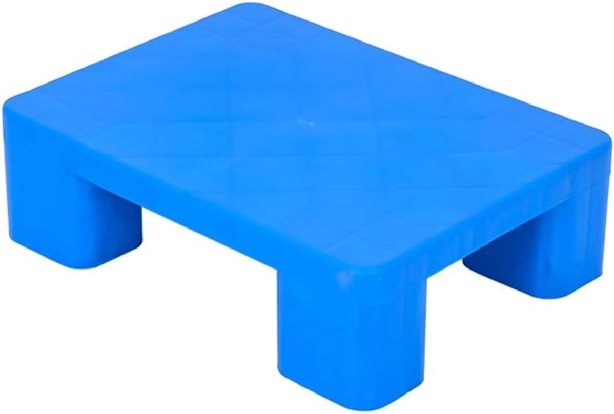 2pcs Lightweight Plastic Pallets for Storage & Display - Stackable Floor Pallets for Basement, Supermarket & Warehouse (40x30x12cm)