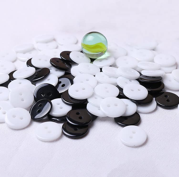 Lot De 50 Boutons Fleur 6mm - 2 Trous - Résine Assortie - Pour Scrapbooking, Mercerie, Décoration - Neuf