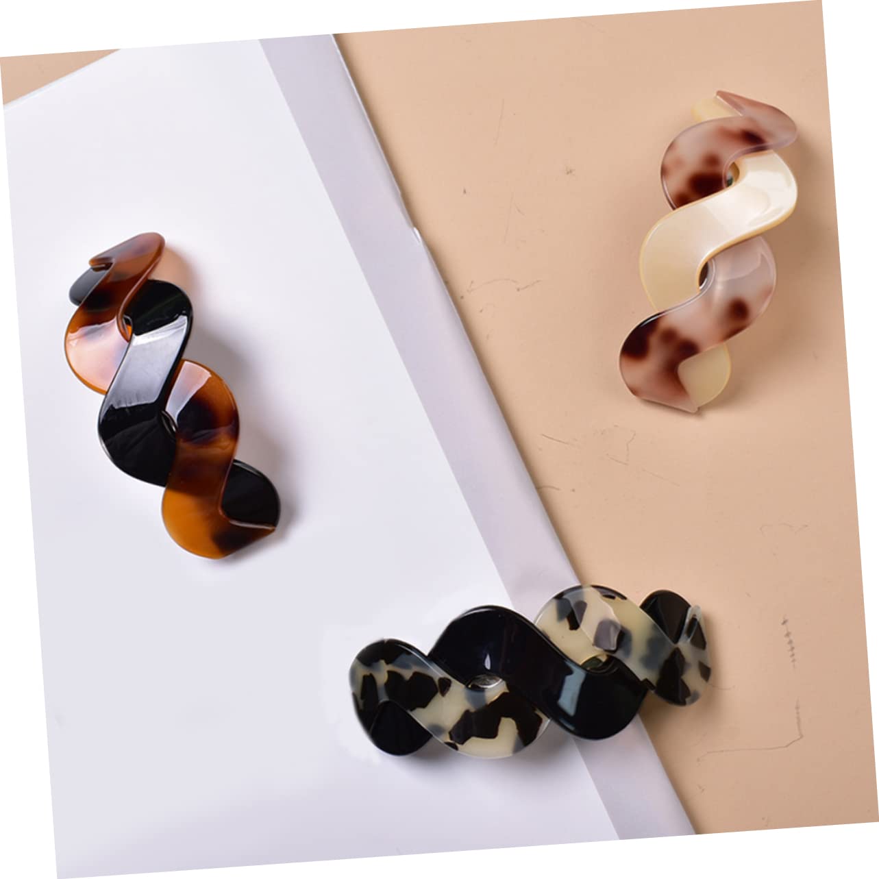 FRCOLOR 5 Sets Große Haarspangenclips Für Frauen Stilvolle Snap-haarclips Für Pferdeschwanzzöpfe 3 Stück * 5