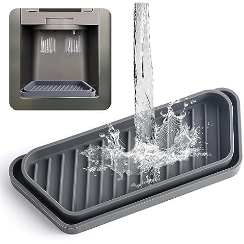 Jaxbo Refrigerator Drip Tray，Fridge Water Dispenser for Water Tray，Food Grade Silicone Dispenser Drip Collector Cover
