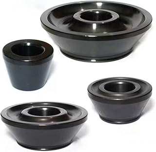 Drintag Wheel Balancer Cone, 4pcs Tire Balancing Machine Cones Set #45 Carbon Steel Wheel Balancer Standard Taper Cones Kit for 40MM Shaft, Cone Size 1.77-5.39 Inches