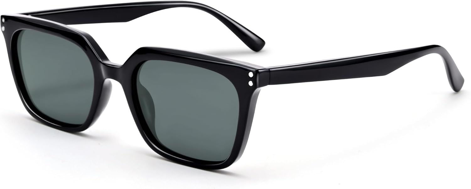 Pro Acme Polarized Vintage Square Sunglasses for Women Men Retro Frame Unisex Driving Glasses Outdoor Shades