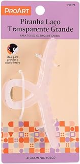 ProArt Clipe de Cabelo Grande Transparente para Mulheres com Cabelo Rebelde