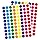 KYYYYWS 1600 Pack Round Color Coding Labels, 3/4 Inch Multicolor Dot Stickers, Glossy Paper Circl...