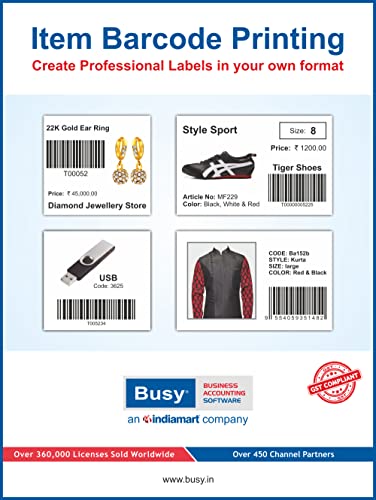 BUSY Accounting Software | BASIC | Single User | Accounting | Inventory | GST | Invoicing | | BUSY 21 | Official | Latest Version | Email Delivery... - Image 3