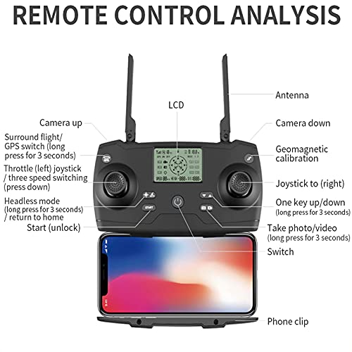 Ficha técnica Drone 4K HD Camera Brushless Motor GPS Foldable Quadcopter Auto Return Home Follow Me Long Control Range Includes Carrying Bag - Fernando Cortés Ficha técnica Drone 4K HD Camera Brushless Motor GPS Foldable Quadcopter Auto Return Home Follow Me Long Control Range Includes Carrying Bag - Fernando Cortés