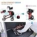 OasisSpace Ultra Folding Rollator Walker with Wide Seat 8¡¯¡¯ Antiskid Wheels Compact Design Baking Finish Walkers for Seniors ¡­ (Red)