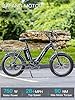 HAOQI Antelope Black Electric Bike for Adults 48V 25AH Removable Dual Lithium Battery, 750W Motor, 20" x 4.0 Fat Tire Step-Thru Ebike up to 28MPH, 7-Speed #3