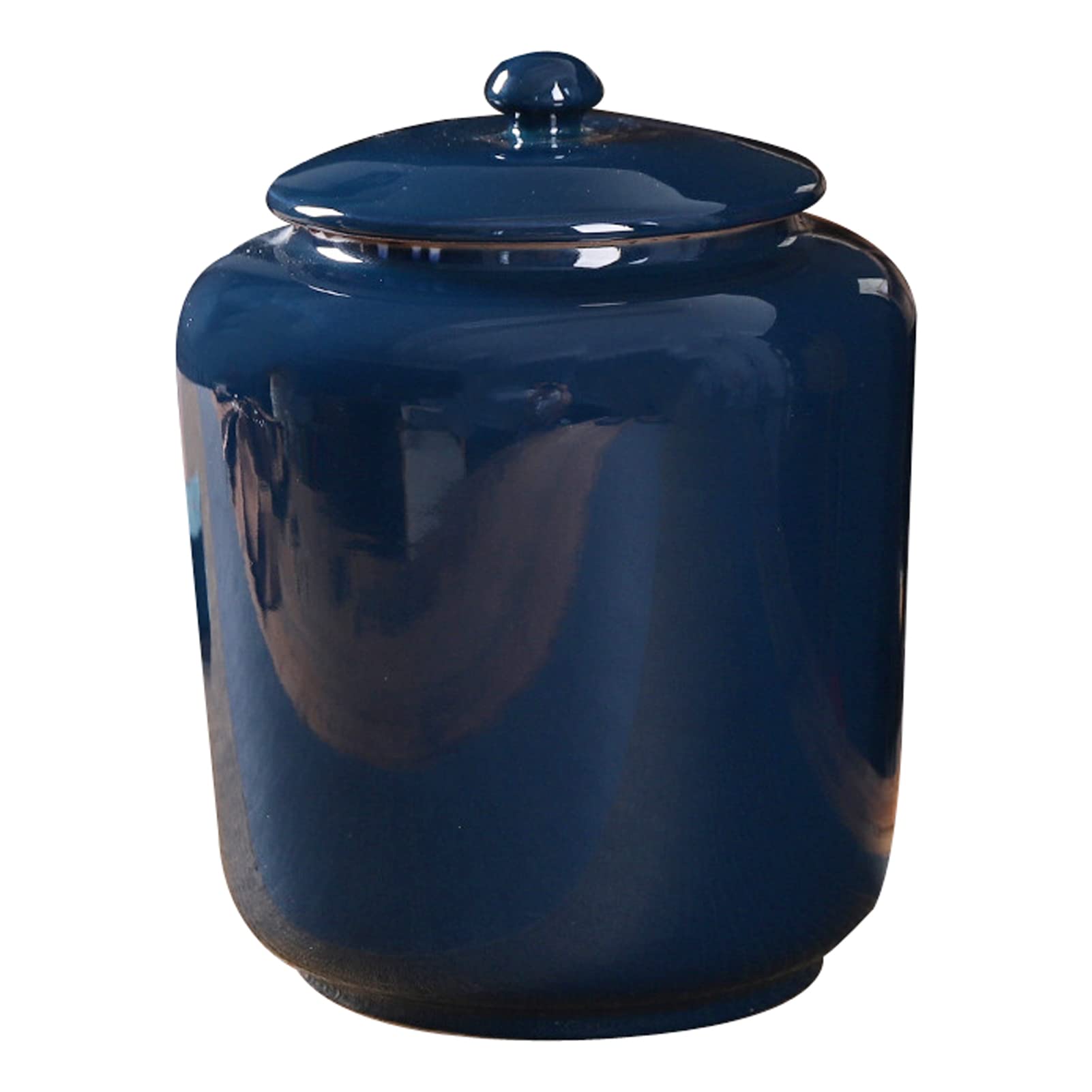 urna dla zwierząt, Duża urna na prochy ludzkie dla dorosłych, ceramiczna pamiątkowa – eksponat w domu(Blue,4100ml)