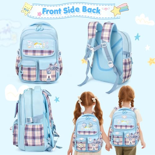 KIEAL School Backpack with Accessories
