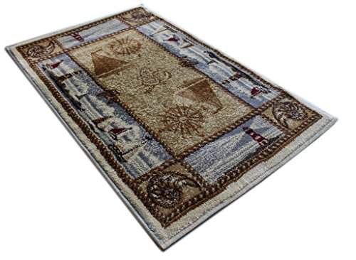 Masada Rugs Nature Area Rug Mat Nautical Scene (2 Feet X 3 Feet 2 Inch) Mat - Image 6