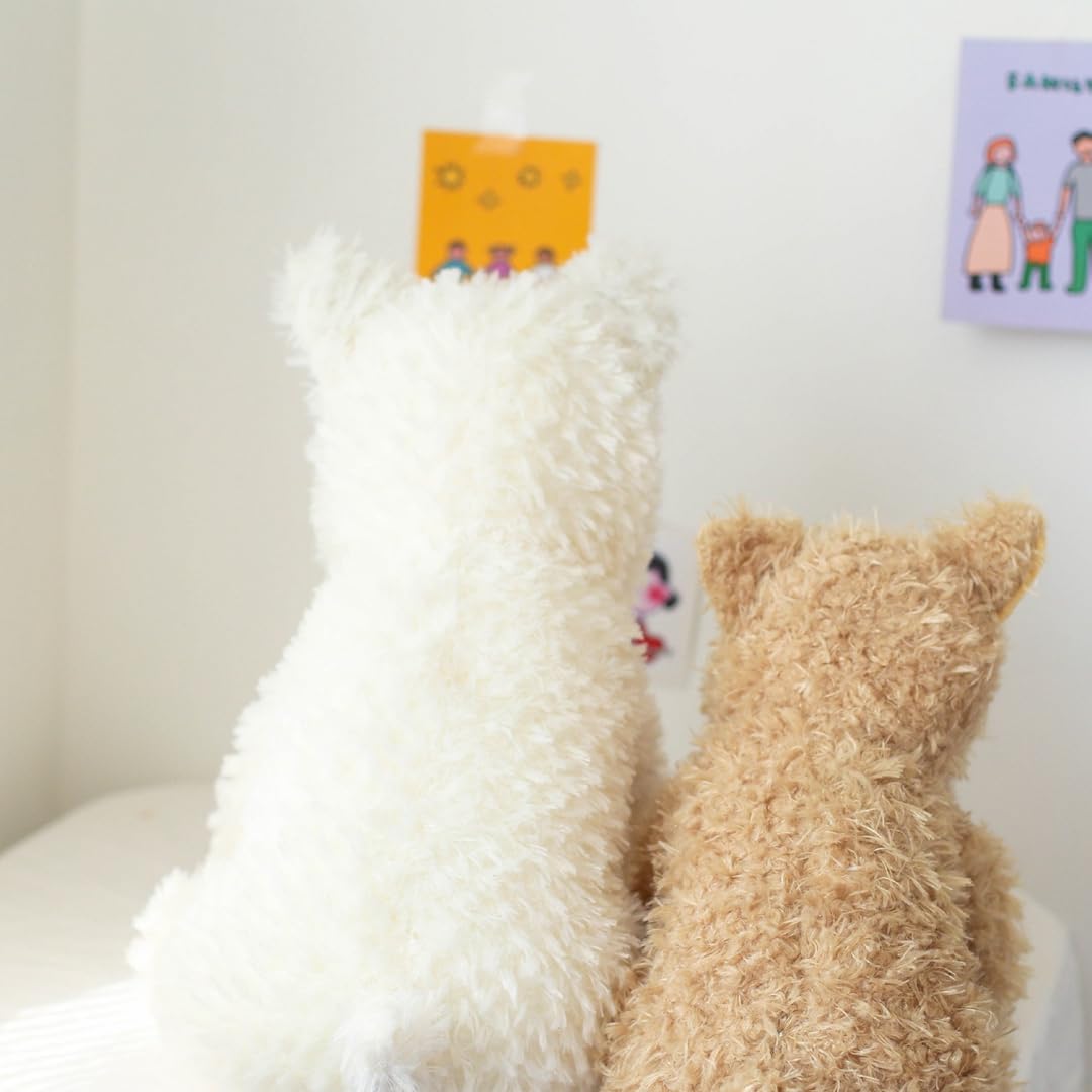 Amazon.co.jp: 犬 ぬいぐるみ ホワイトテリア 縫い包み ウエスティ