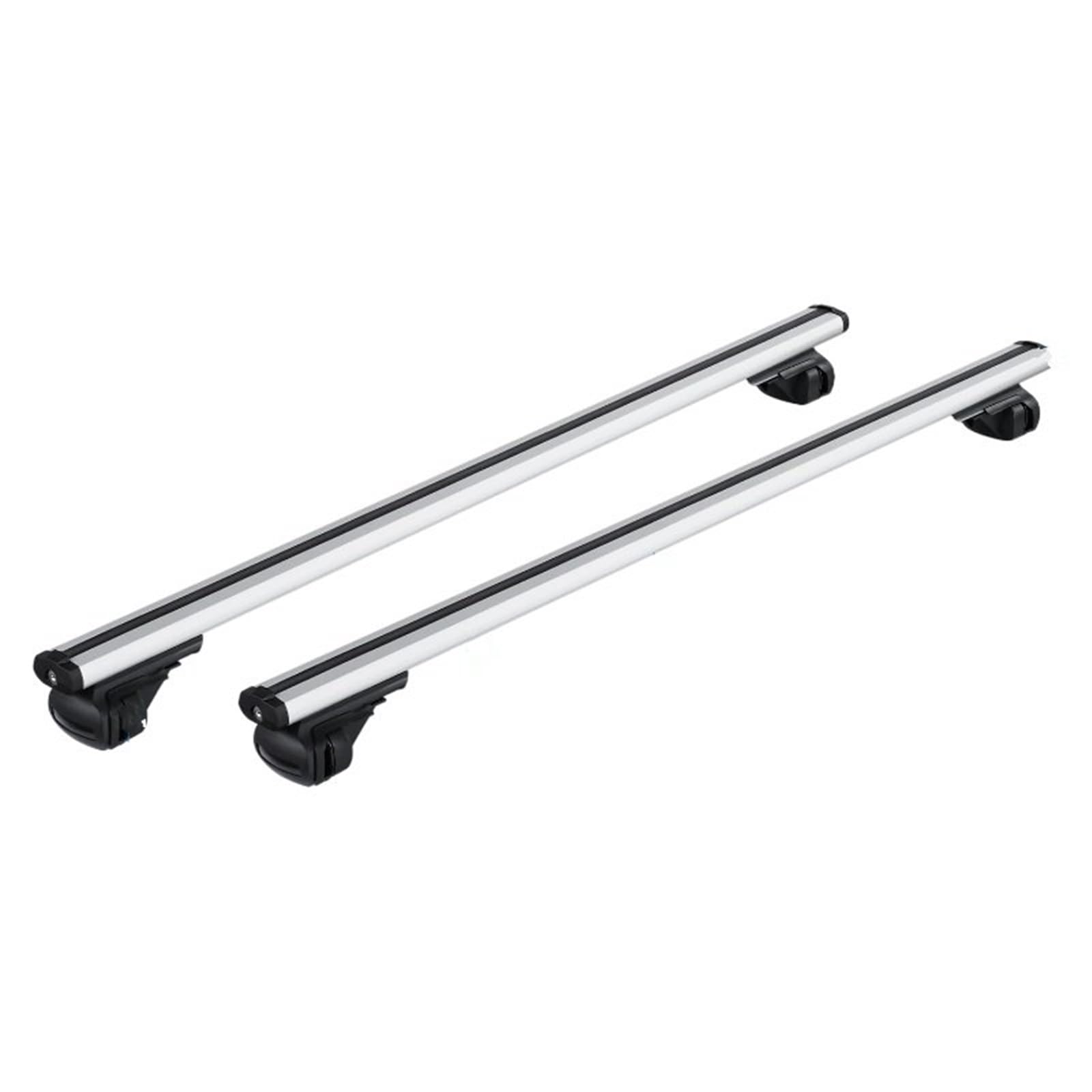 Barras portaequipajes Portaequipajes para Techo De Coche, Barra Transversal De 120cm, Soporte con Cerradura Antirrobo, 1 Par Portabicicletas Techo para