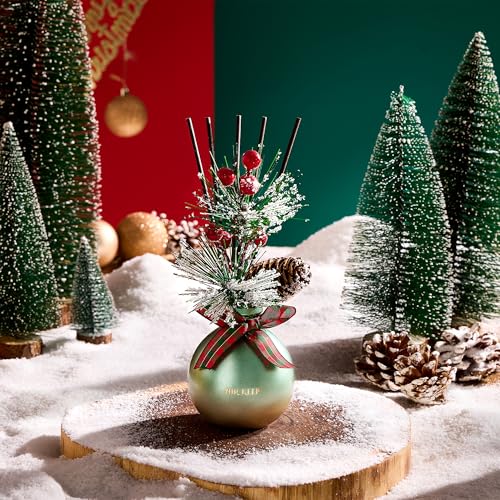 Airkeep-Reed-Diffuser-Set-507-oz150ml-Balsam-Cedar-Christmas-Scented-Diffuser-with-8-Oil-Diffuser-Sticks-Home-Fragrance-Essential-Oil-Reed-Diffuser-for-Home-Room-Bathroom-Shelf-Decor Airkeep Reed Diffuser Set 507 oz150ml Balsam Cedar Christmas Scented Diffuser with 8 Oil Diffuser Sticks Home Fragrance Essential Oil Reed Diffuser for Home Room Bathroom Shelf Decor
