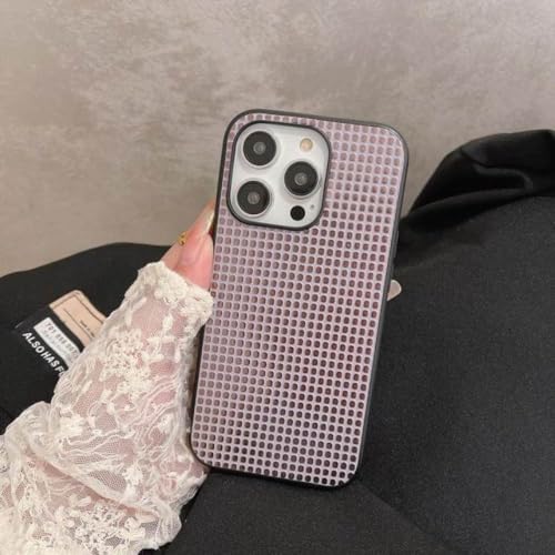 Étui laser dégradé de luxe violet chic pour iPhone 12 Pro Max par ENILSA